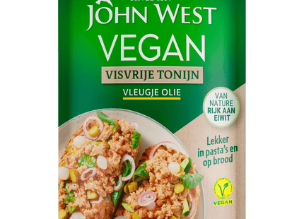 John West Vegan visvrije tonijn vleugje olie