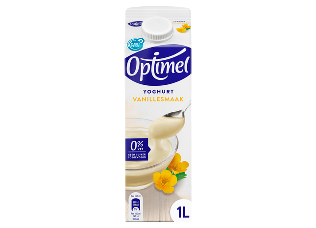 Optimel Yoghurt vanille 0% vet