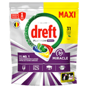 Dreft Miracle vaatwascapsules lemon