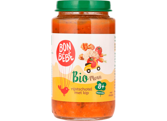 Bonbebe Bio M0813 rijstschotel met kip