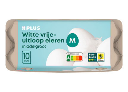 Vrije uitloop eieren wit Middelgroot