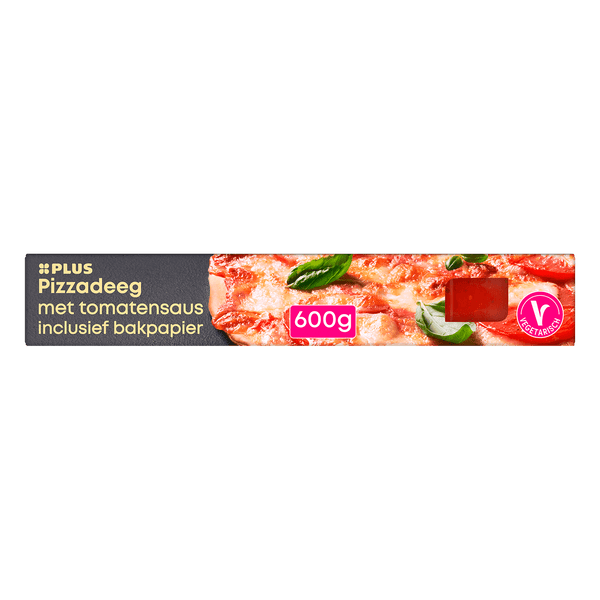 Pizzadeeg met saus