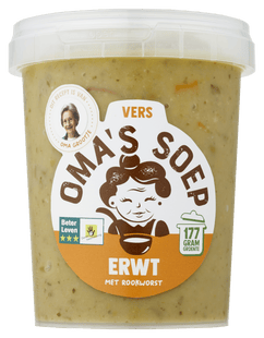 Oma's Soep Erwtensoep met rookworst