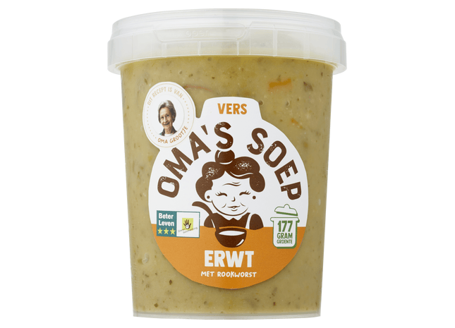 Oma's Soep Erwtensoep met rookworst
