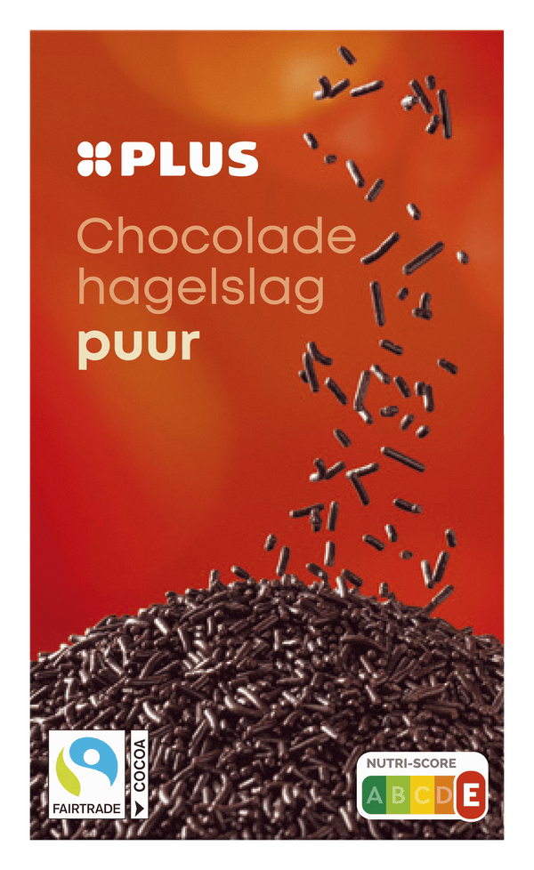 Chocoladehagelslag puur Fairtrade
