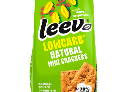 Leev Low-carb mini crackers nat