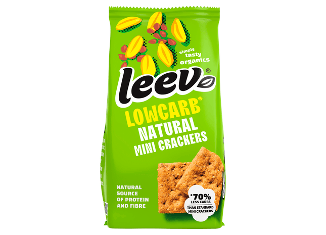 Leev Low-carb mini crackers nat