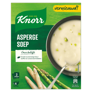 Knorr Dubbelpak Soepmix Asperge-Créme