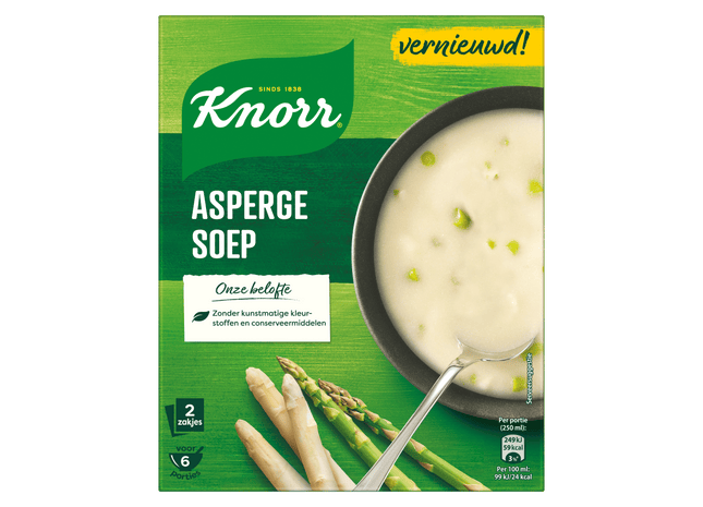 Knorr Dubbelpak Soepmix Asperge-Créme