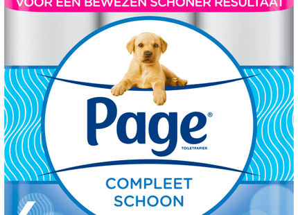 Page Compleet Schoon toiletpapier