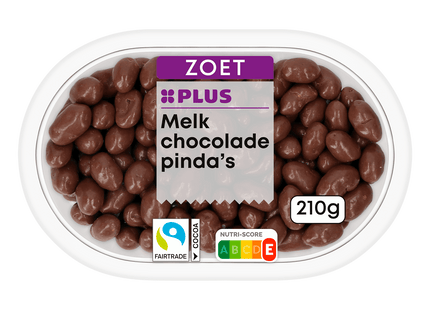 Milk chocolate peanuts Fairtrade
