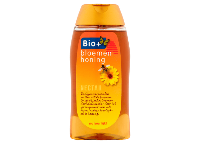 BIO+ Bloemenhoning knijpfles