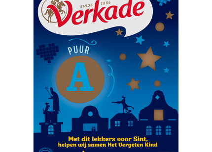 Verkade Chocoladeletter Puur Fairtrade