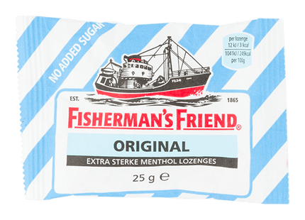 Fisherman's Friends Original Extra Strong sugar-free single