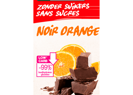 Damhert Chocoladereep sinaas zonder suikers