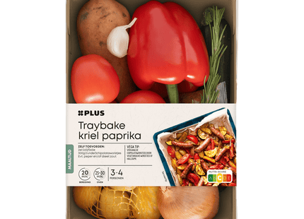 Verspakket traybake kriel paprika