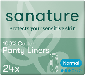 Sanature 100% cotton inlegkruisjes normaal