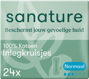 Sanature 100% cotton inlegkruisjes normaal
