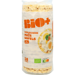 BIO+ Maiswafels met Zeezout