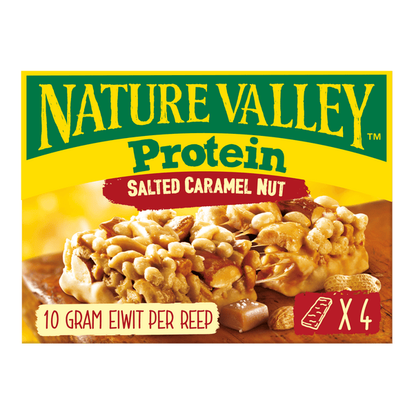 Nature Valley Protein gezouten karamelnoten