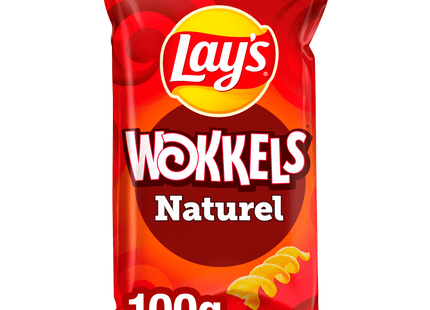 Lays Wokkels chips natural