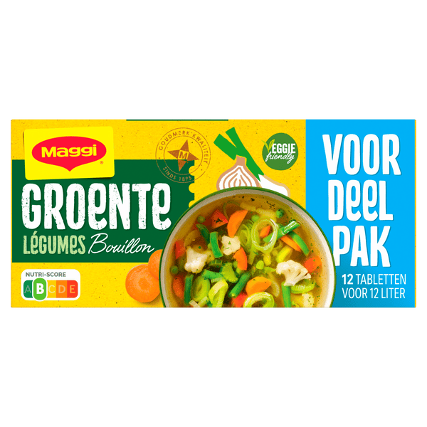 Maggi Bouillon groente veg 12 blokjes