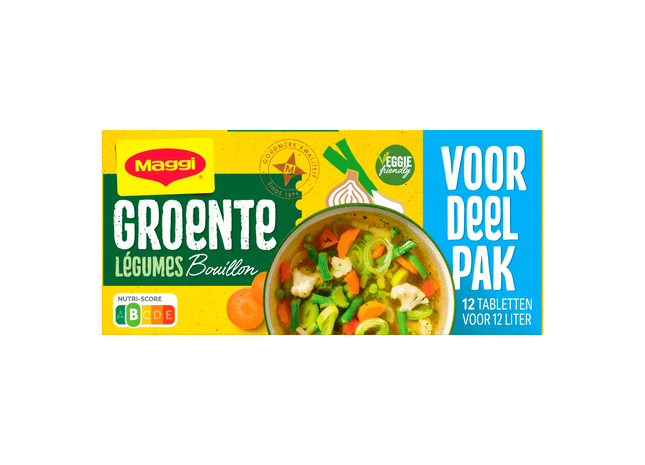 Maggi Bouillon groente veg 12 blokjes