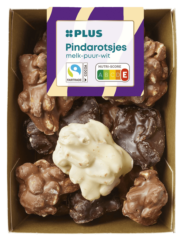 Pindarotsjes melk/wit/puur