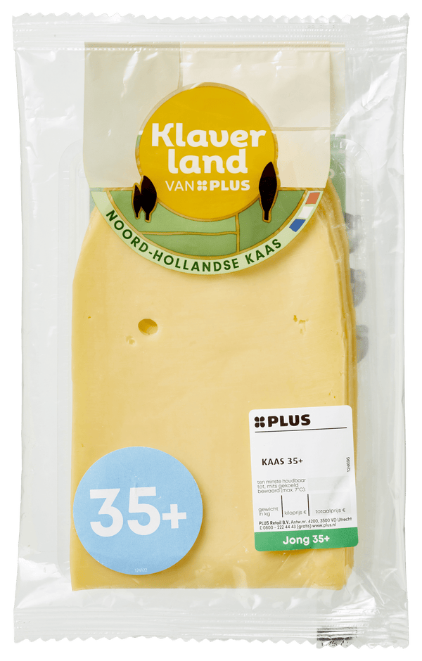 Klaverland Young Cheese 35+ Slices