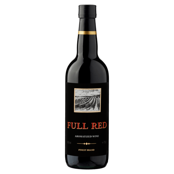 Vollroter aromatisierter Wein