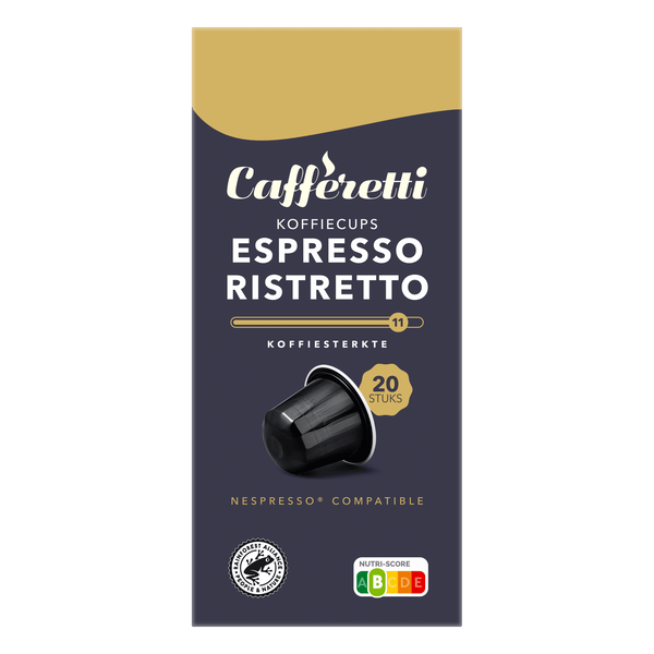 Caffèretti Koffiecups espresso ristretto