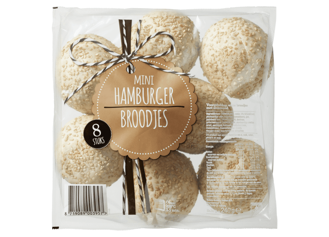 Dutch Bakery Mini hamburgerbroodjes