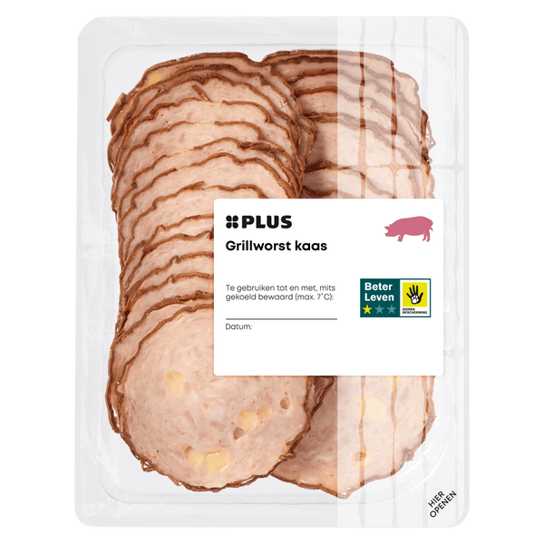 Grillwurst mit Käse