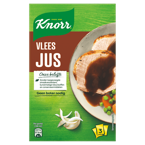 Knorr Knorr Vleesjus Naturel 3x30G