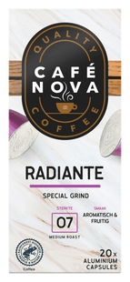 Café Nova Kaffeetassen Espresso radiante Stärke 7