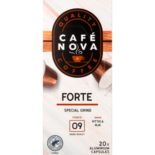 Café Nova Kaffeetassen Espresso Forte Stärke 9