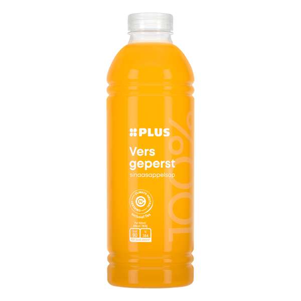 100% zelf geperst sinaasappelsap