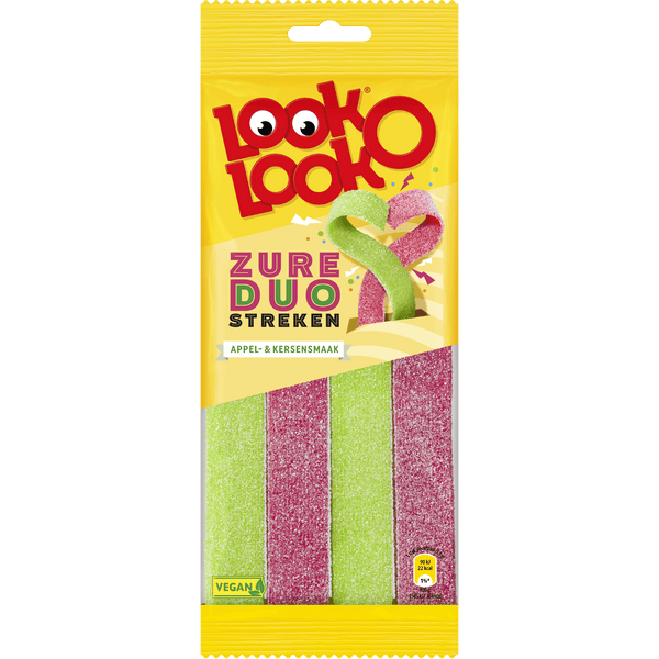 Look o Look Zure duo streken appel kers