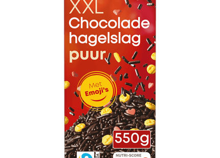 XXL Pure Chocolate Sprinkles with Emojis