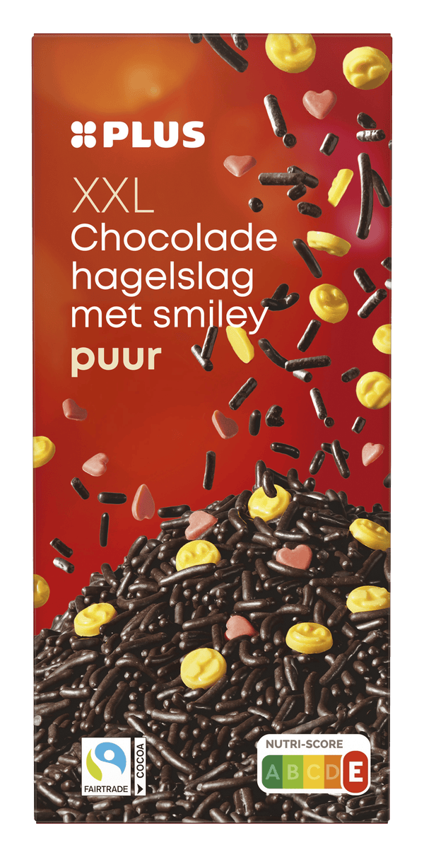 XXL Hagelslag Zartbitter mit Emojis
