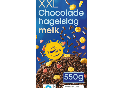 XXL Hagelslag melk met Emoji's