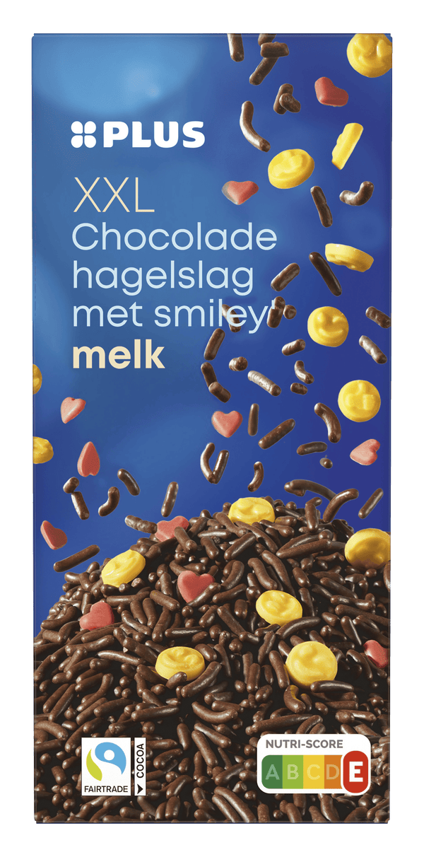 XXL Hagelslag melk met Emoji's