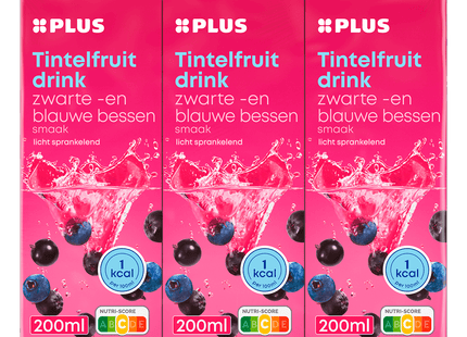 Tintelfruit zwarte en blauwe bes 6p