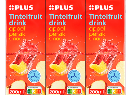 Tintelfruit appel perzik 1Kcal 6-pack