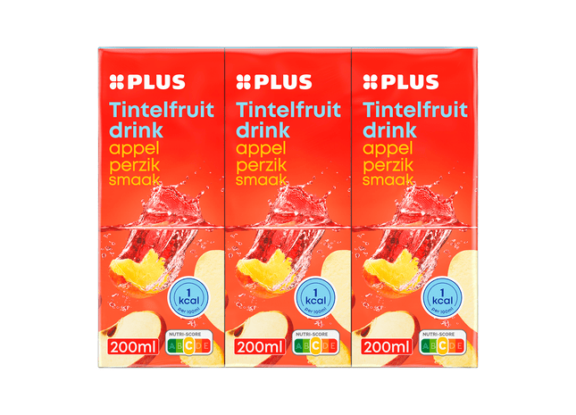 Tintelfruit 1kcal appel perzik 6-pack