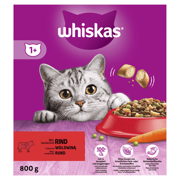 Whiskas Dry Adult Beef