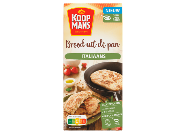 Koopmans Brood uit de pan Italiaans bakmix