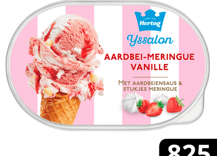 Hertog Ice cream parlor strawberry meringue