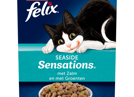 Felix Sensations Seaside cat food salmon