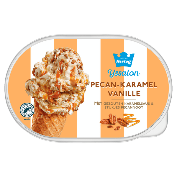 Hertog Eisdiele Pekannuss-Karamell Vanille